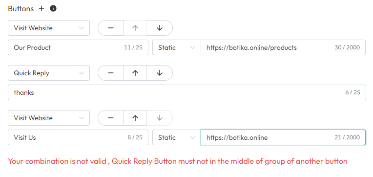 Valid Button Example